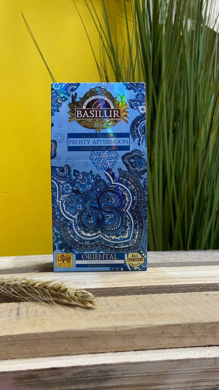Чай чорн Сх кол Морозна Ніч Basilur 100г карт